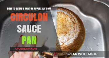 Scraping Circulon Sauce Pans: Removing Stubborn Applesauce Burns