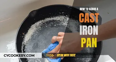 Scrubbing Cast Iron: A Step-by-Step Guide to Cleaning Your Pan