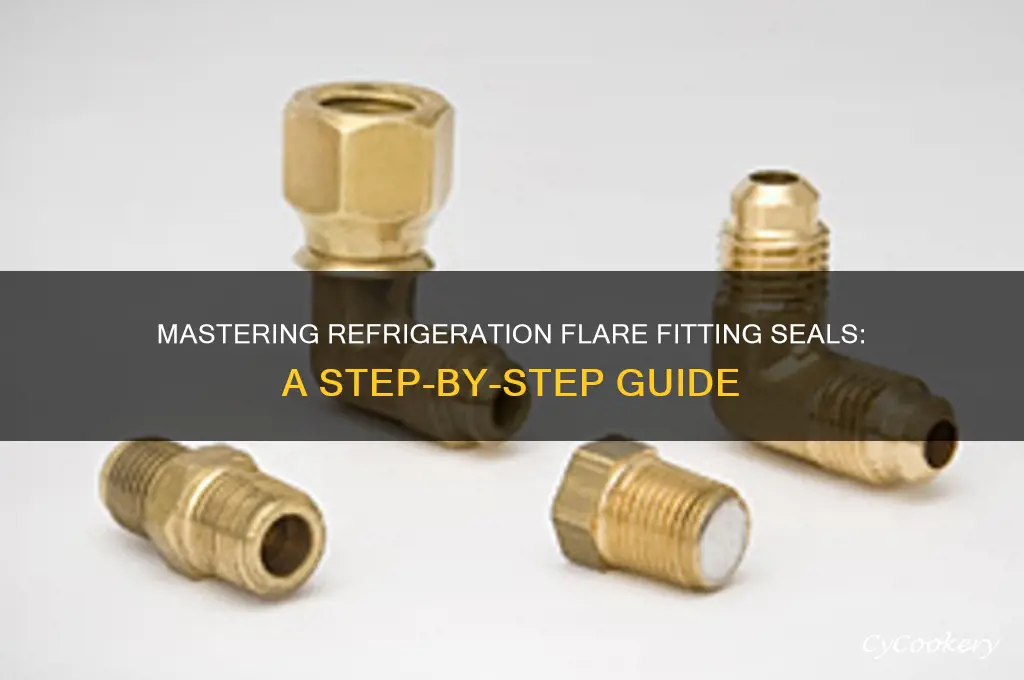how to seal a refrigeration flare fitting