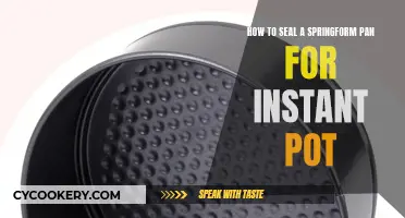 Sealing Springform Pans: Instant Pot Tips