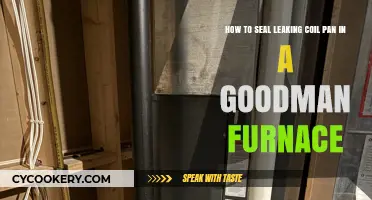 Sealing Leaking Coil Pans in Goodman Furnaces