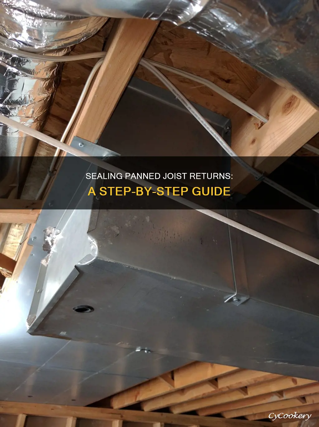 how to seal panned joist return