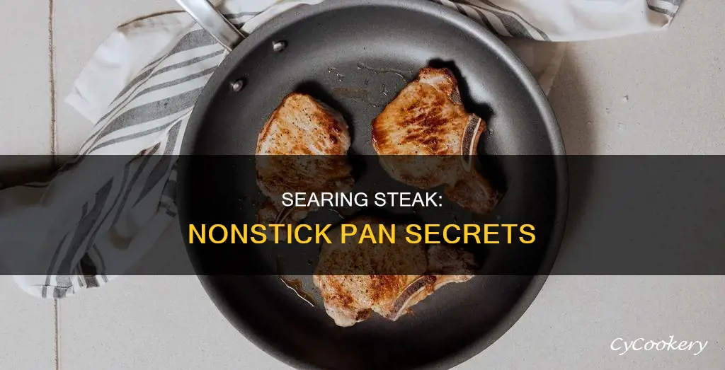 how to sear a steak in a nonstick pan