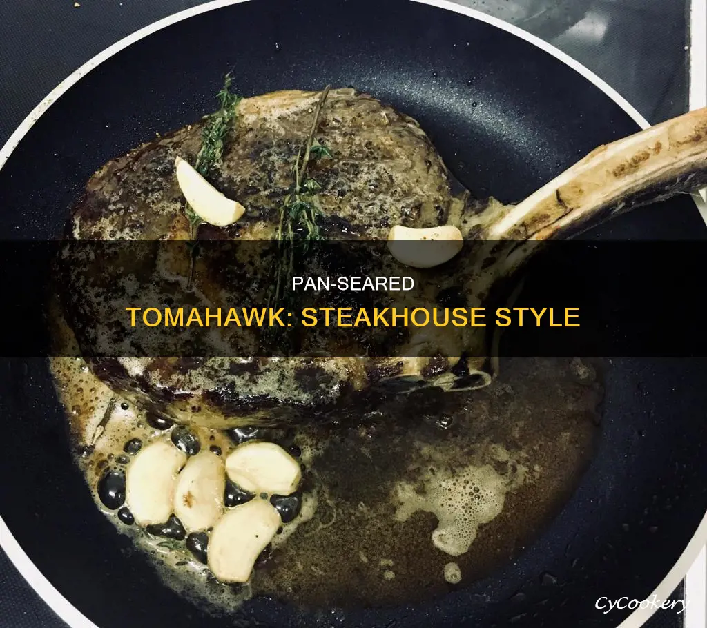 how to sear a tomahawk steak in pan