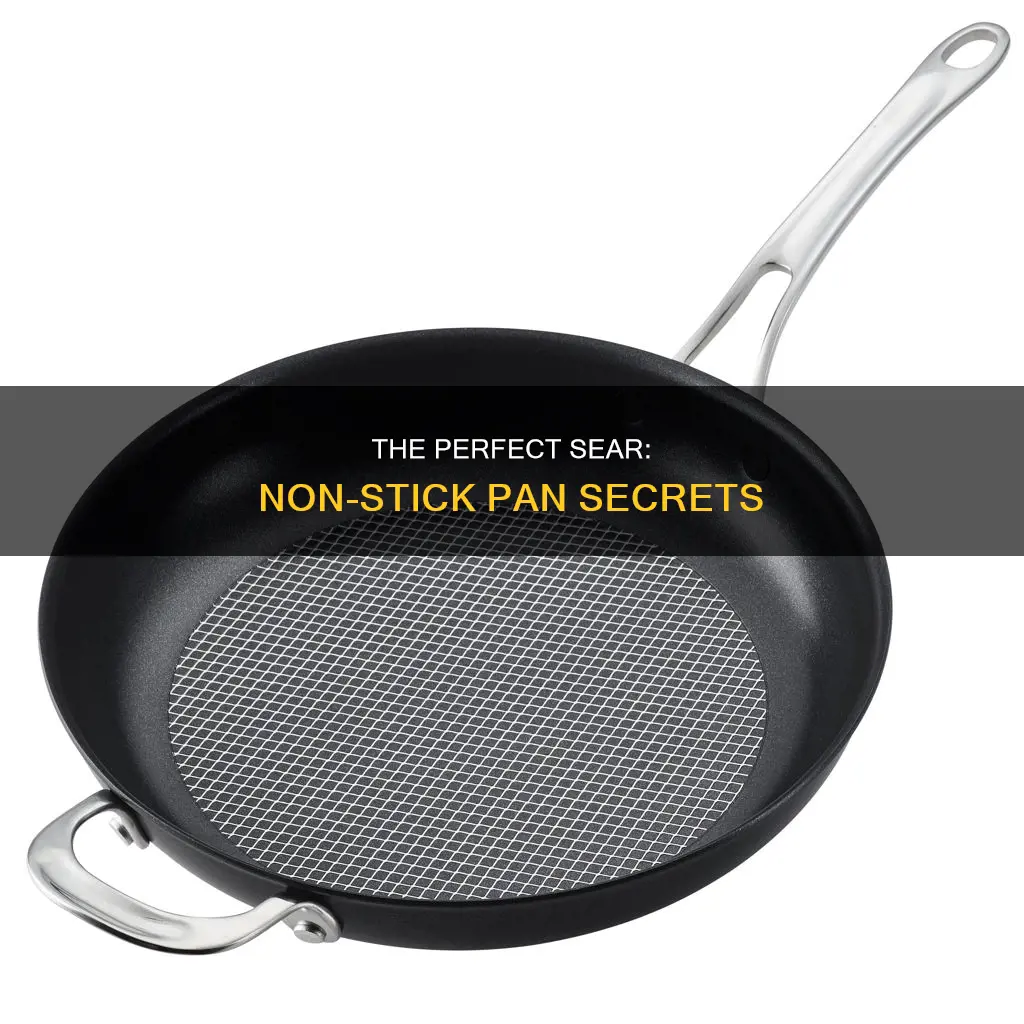 how to sear on non stick pan