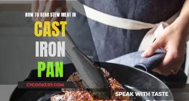 Searing Secrets: Mastering the Art of Stew Meat in a Cast Iron Pan