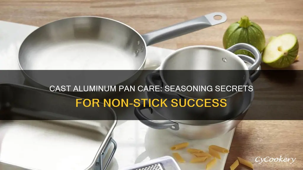 how to season a cast aluminum pan