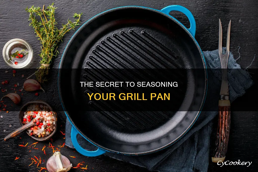 how to season a grill pan