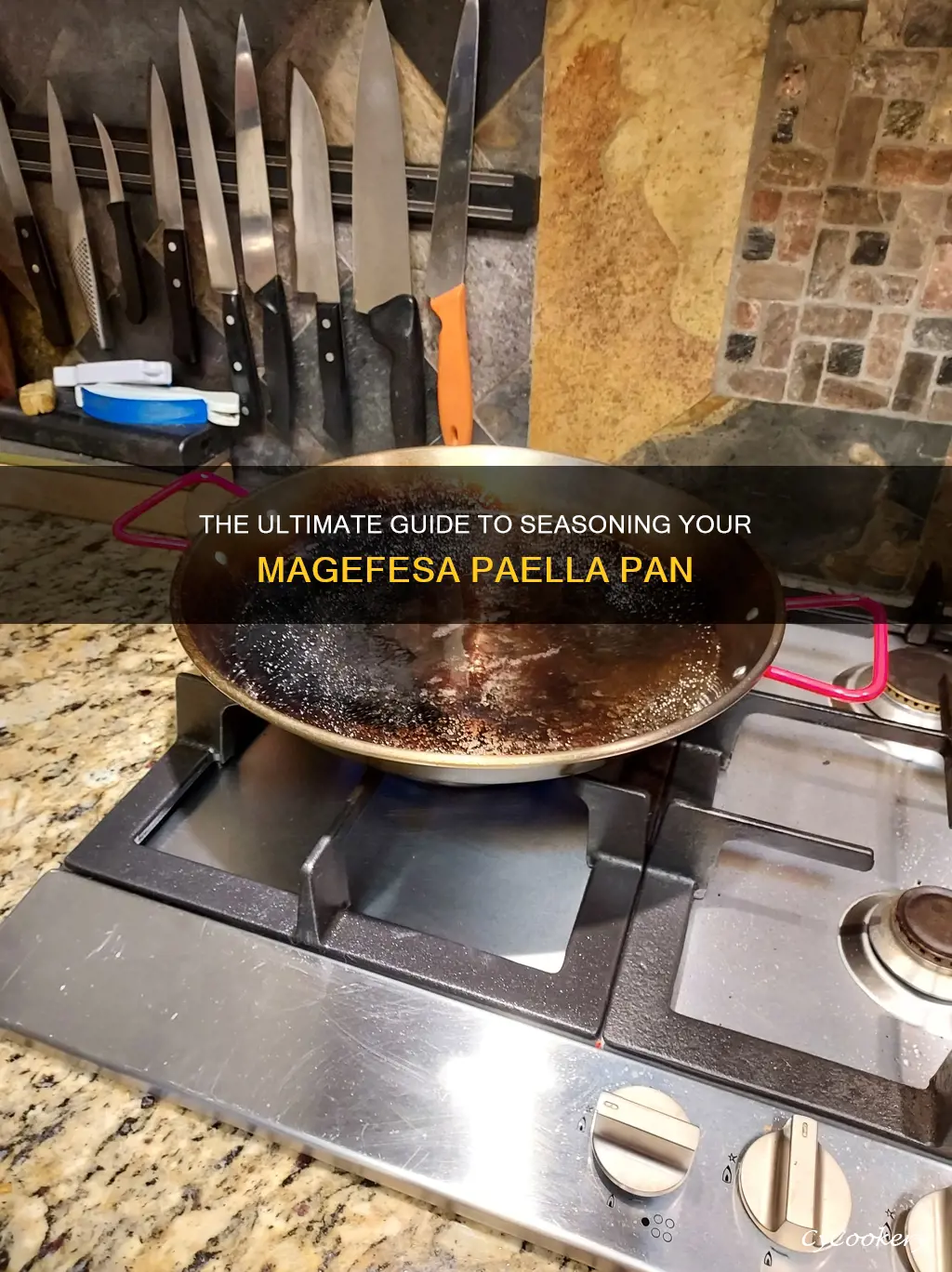 how to season a magefesa paella pan