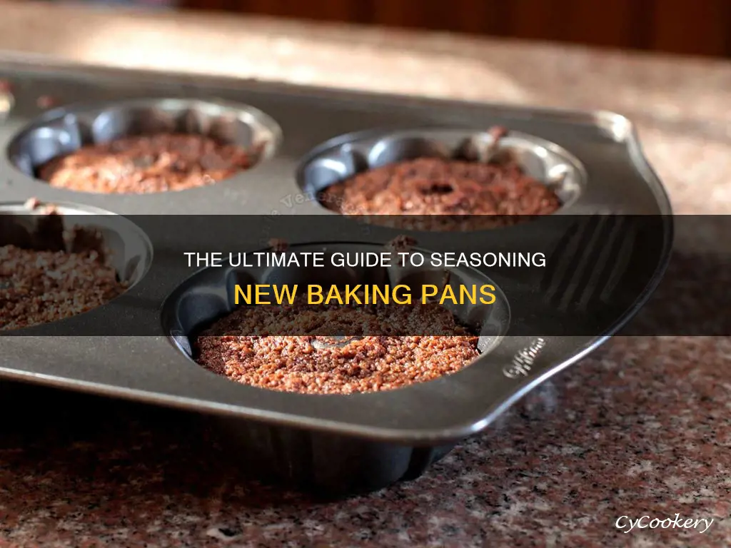 how to season a new baking pan
