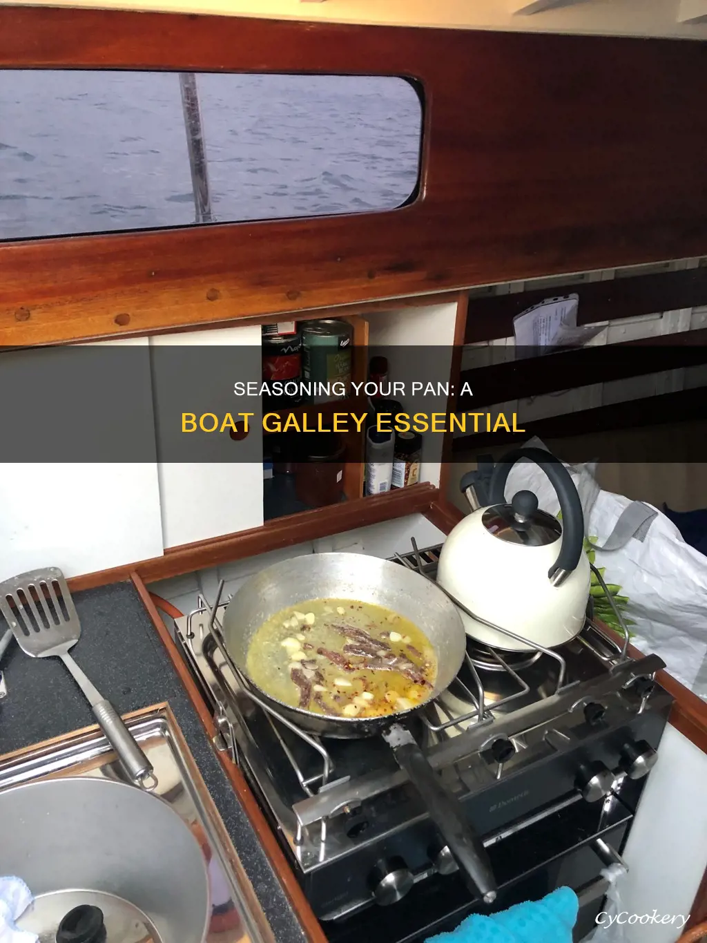 how to season a pan boat galley