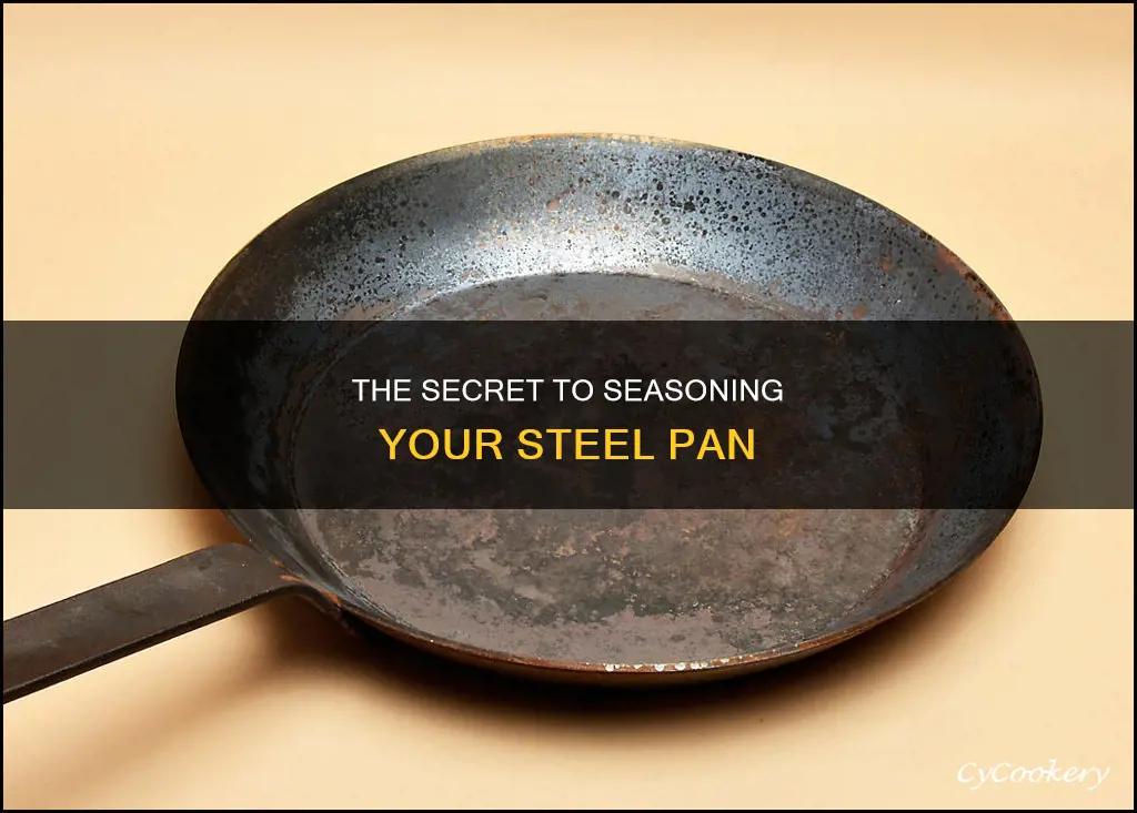 how to season a steal pan