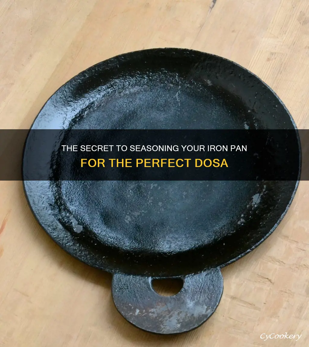 how to season iron pan for dosa