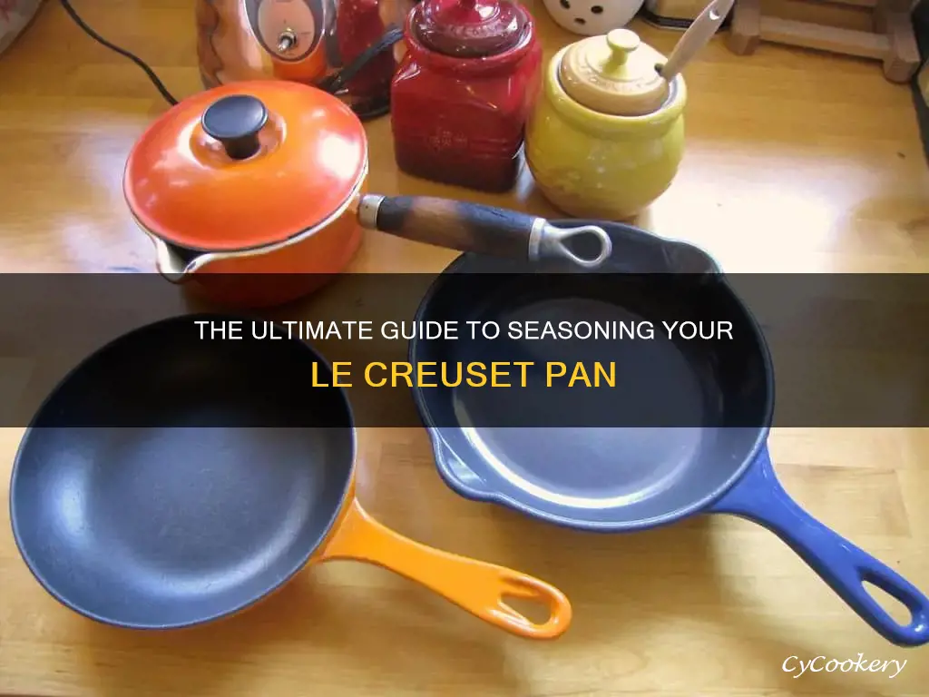 how to season le creuset pan