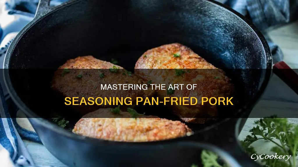 how to season pan friend pork