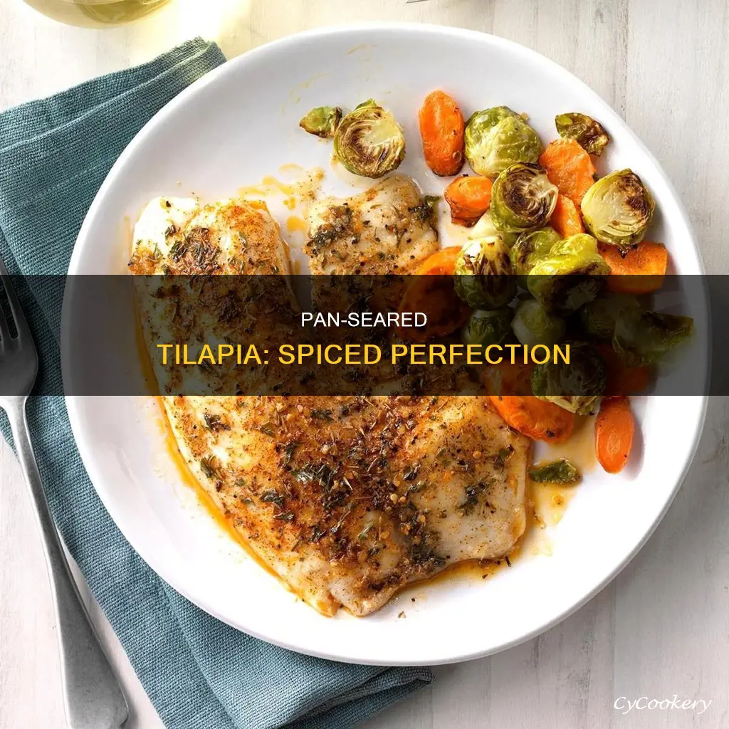 how to season pan seared tilapia