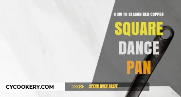 The Perfect Red Copper Square Dance Pan Seasoning