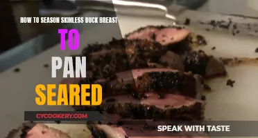 Duck Breast: Seasoning and Pan-Searing Perfection