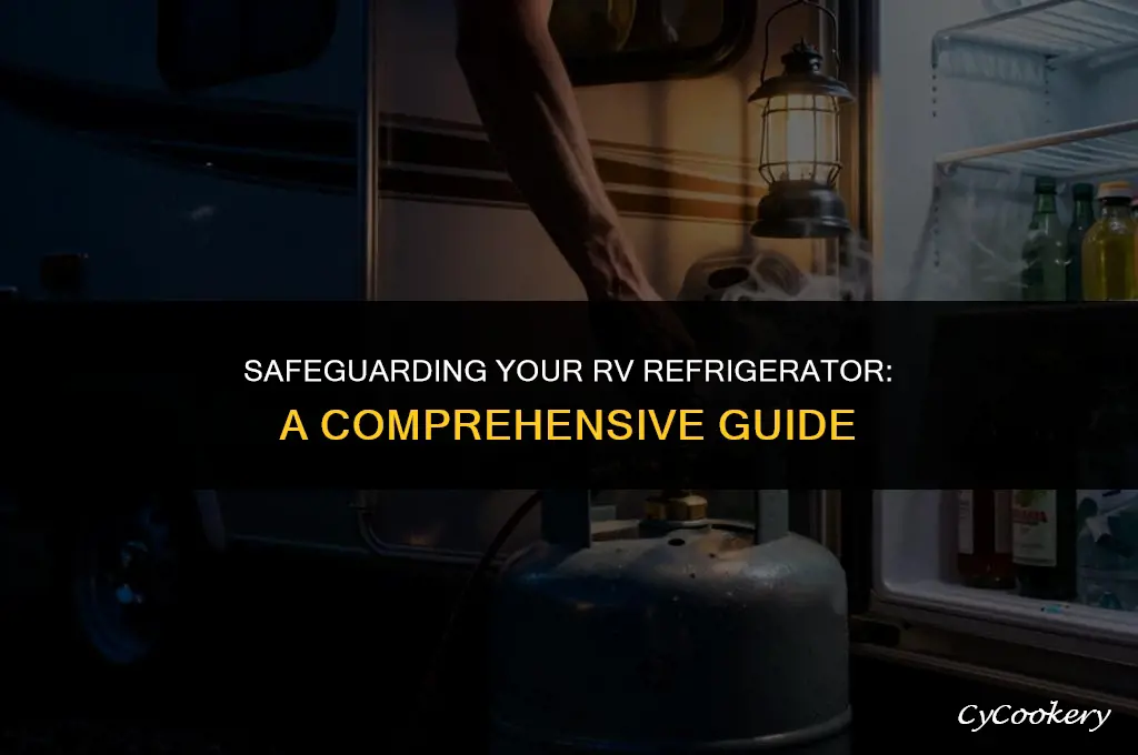 how to secure a refrigerator in an rv