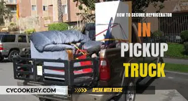Safely Transporting Your Fridge: Tips for Securing in a Pickup Truck