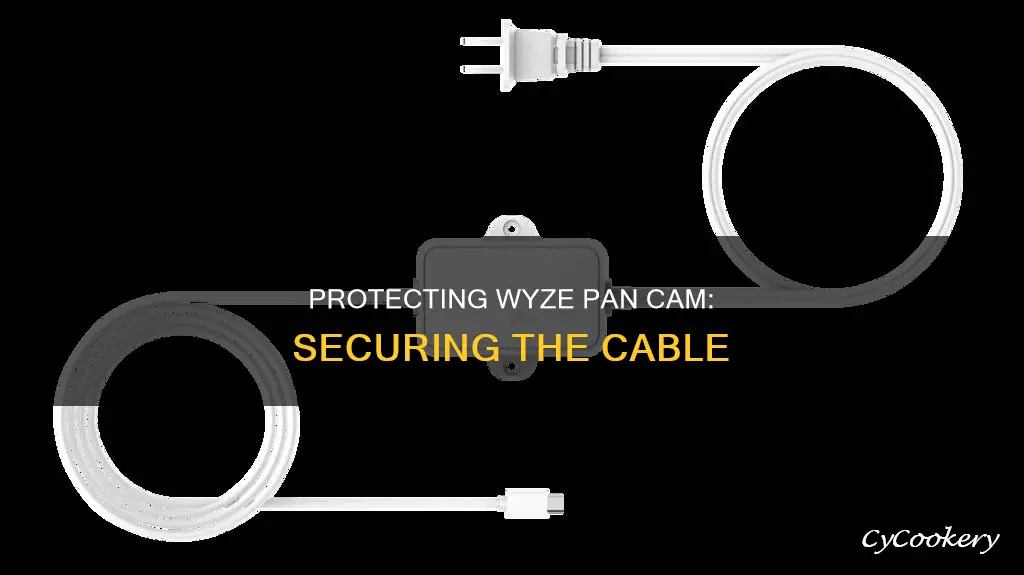 how to secure wyze pan cam cable