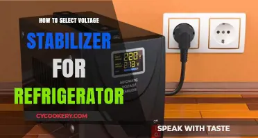 Choosing the Right Voltage Stabilizer for Your Refrigerator: A Guide
