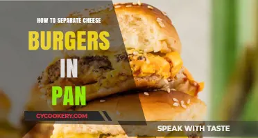 Easy Separation: Cheeseburgers in the Pan