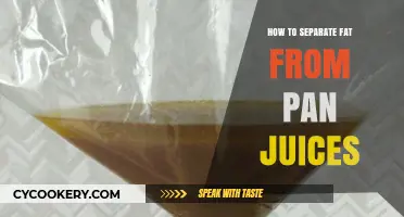 Separating Fat from Pan Juices: The Easy Way