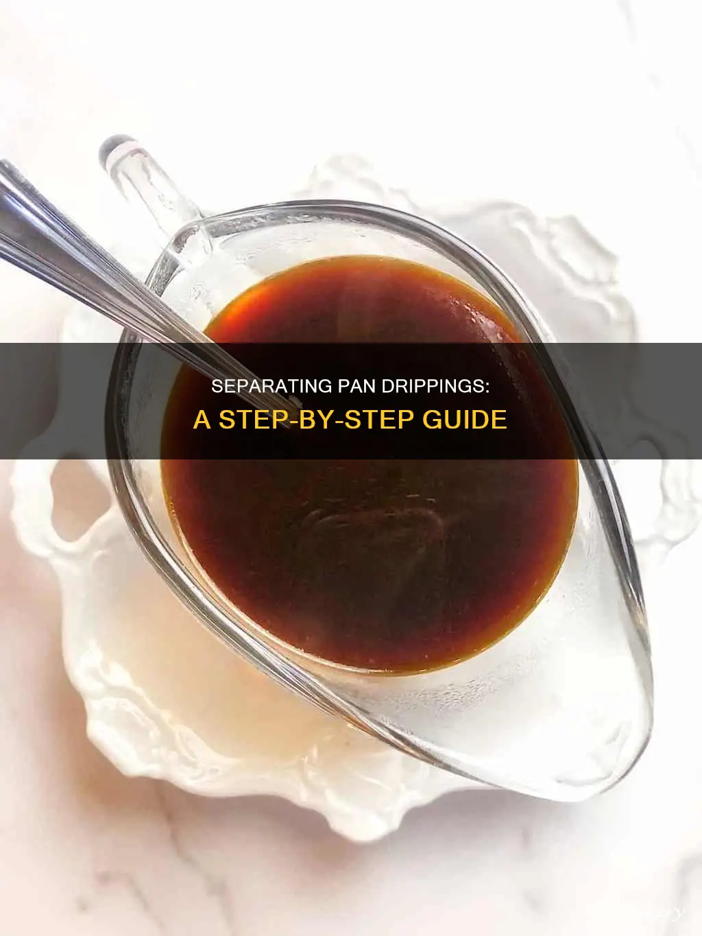 how to separate pan drippings