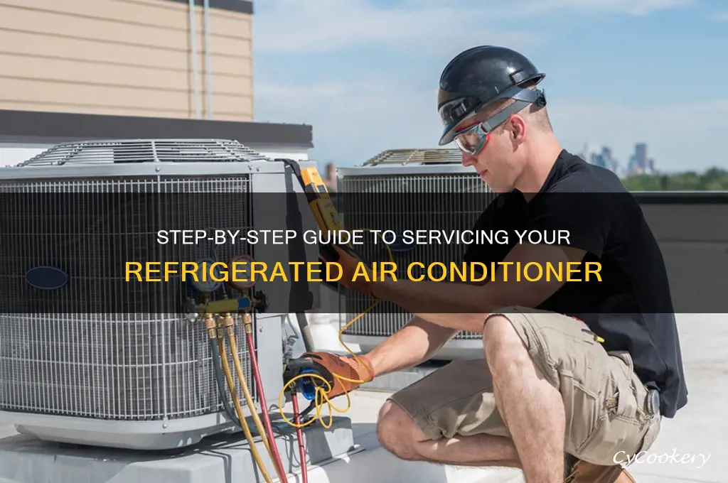 how to service a refrigerated air conditioner