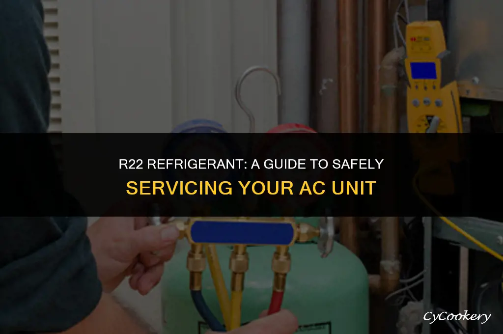 how to service your ac unit with r22 refrigerant