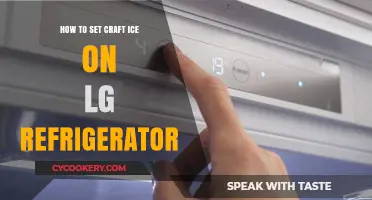 Chill Your Crafts: A Guide to Setting Ice on Your LG Fridge