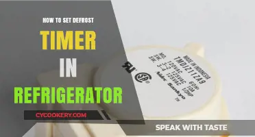 Mastering Your Fridge: Easy Steps to Set the Defrost Timer