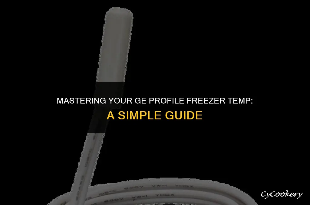how to set freezer temp on ge profile refrigerator