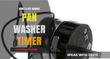 Hobart Pan Washer Timer: Setting Up and Optimizing Your Wash Cycle
