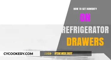 Mastering Humidity Control: A Guide to Adjusting Refrigerator Drawers