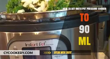 Insta Pot Pressure Cooker: Setting 90ml, Simplified