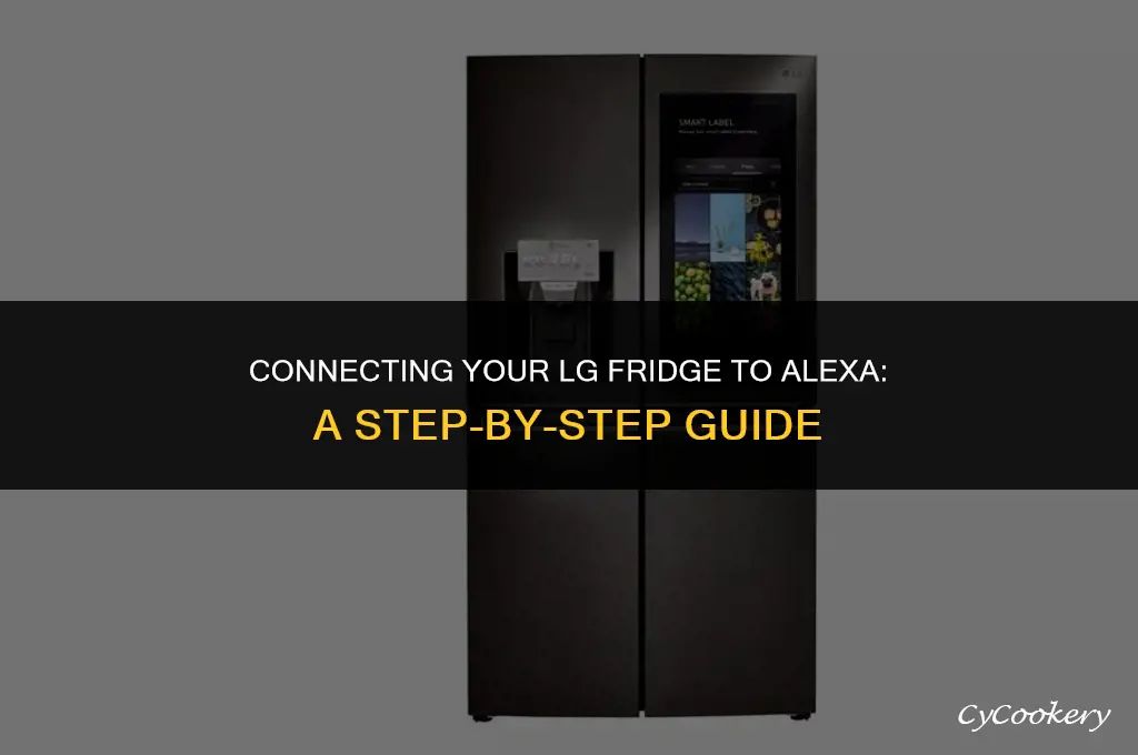 how to set lg refrigerator to alexa portal