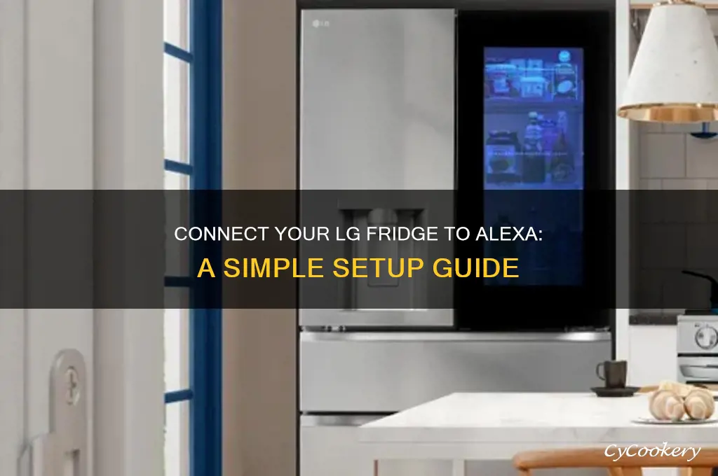 how to set lg refrigerator to alexa