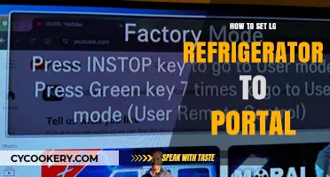 Easy Guide: Setting Your LG Refrigerator to Portal Mode