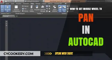 Customizing Your AutoCAD: Mouse Wheel for Panning