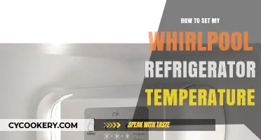 Setting Your Whirlpool Fridge Temperature: A Simple Step-by-Step Guide
