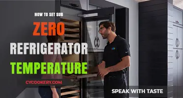 Mastering Sub-Zero Refrigerator Temperature Settings for Optimal Food Preservation