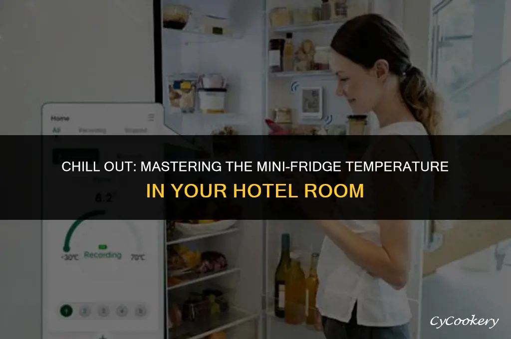 how to set temp on a hotel refrigerator
