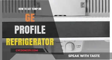 Easy Steps to Adjust Temperature on GE Profile Refrigerator