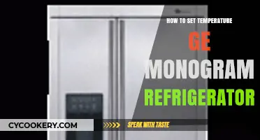 Mastering Your GE Monogram Fridge: Easy Temperature Setting Guide