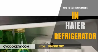 Easy Steps to Adjust Temperature in Your Haier Fridge