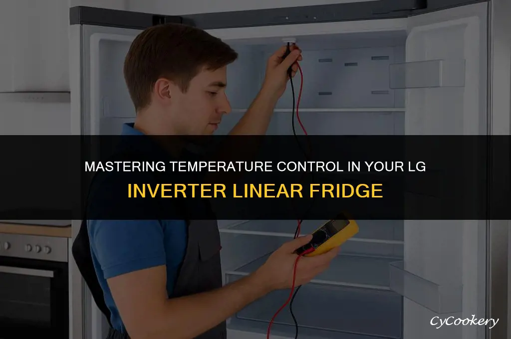 how to set temperature in lg inverter linear refrigerator
