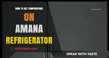 Easy Steps to Adjust Temperature on Your Amana Refrigerator