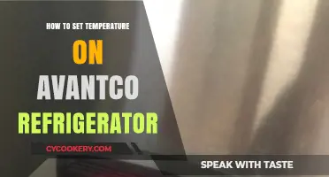Mastering Your Avantco Fridge: A Guide to Setting Temperature